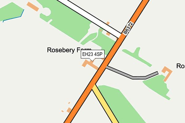 EH23 4SP map - OS OpenMap – Local (Ordnance Survey) EH23 4SP map - OS OpenMap – Local (Ordnance Survey)