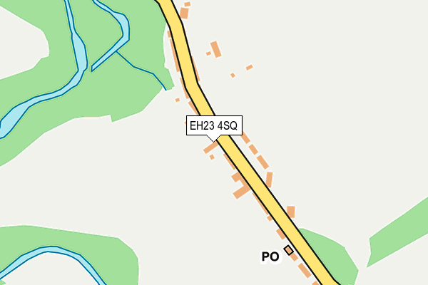 EH23 4SQ map - OS OpenMap – Local (Ordnance Survey) EH23 4SQ map - OS OpenMap – Local (Ordnance Survey)