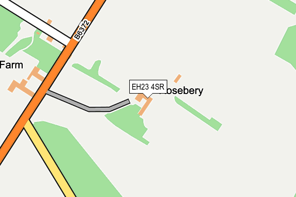 EH23 4SR map - OS OpenMap – Local (Ordnance Survey) EH23 4SR map - OS OpenMap – Local (Ordnance Survey)