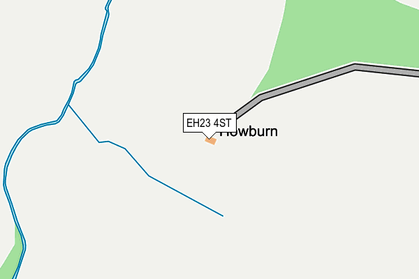 EH23 4ST map - OS OpenMap – Local (Ordnance Survey) EH23 4ST map - OS OpenMap – Local (Ordnance Survey)