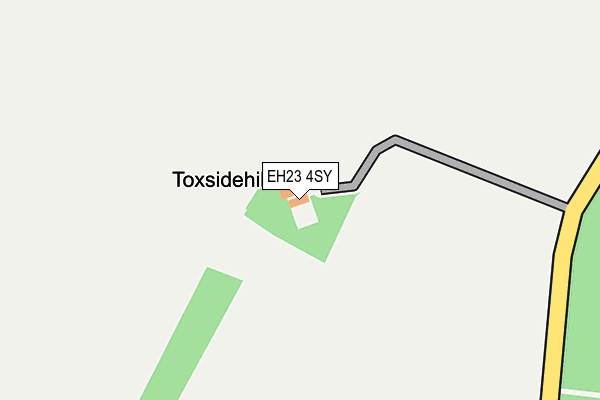 EH23 4SY map - OS OpenMap – Local (Ordnance Survey)