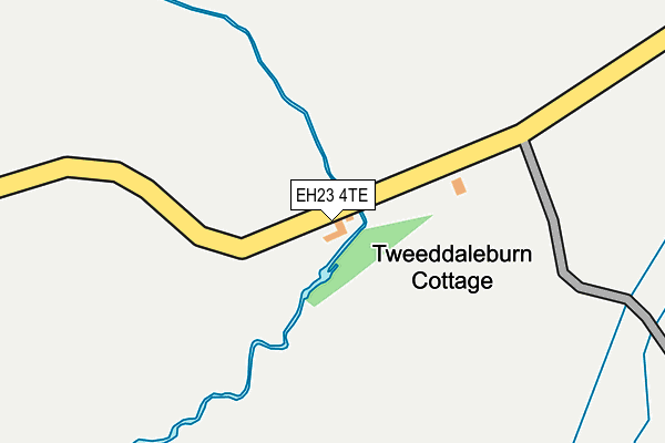 EH23 4TE map - OS OpenMap – Local (Ordnance Survey) EH23 4TE map - OS OpenMap – Local (Ordnance Survey)