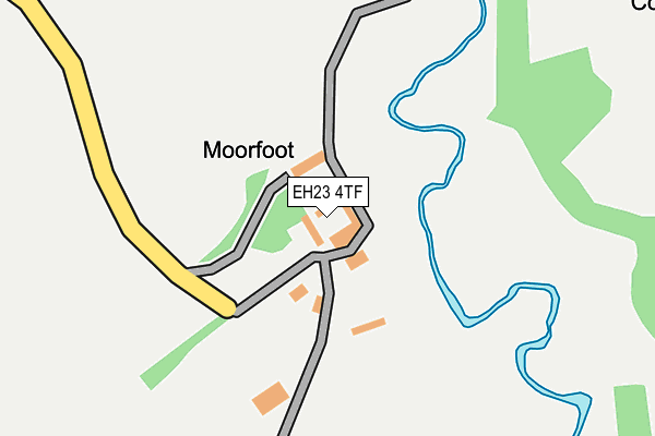 EH23 4TF map - OS OpenMap – Local (Ordnance Survey) EH23 4TF map - OS OpenMap – Local (Ordnance Survey)