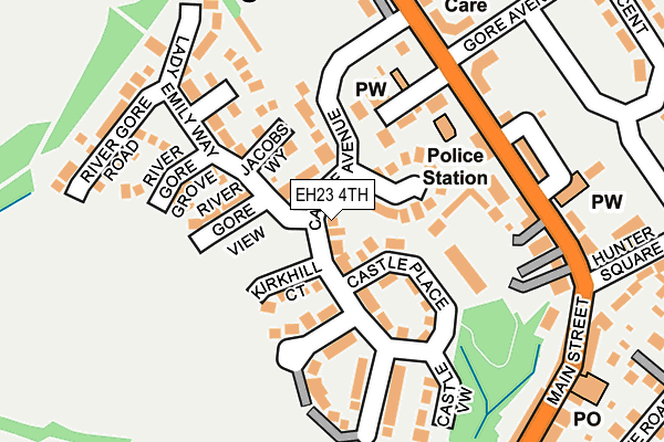 EH23 4TH map - OS OpenMap – Local (Ordnance Survey) EH23 4TH map - OS OpenMap – Local (Ordnance Survey)