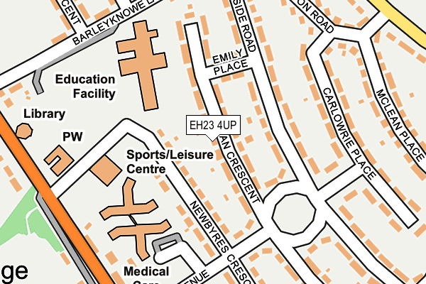 EH23 4UP map - OS OpenMap – Local (Ordnance Survey) EH23 4UP map - OS OpenMap – Local (Ordnance Survey)