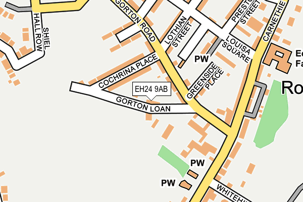 EH24 9AB map - OS OpenMap – Local (Ordnance Survey) EH24 9AB map - OS OpenMap – Local (Ordnance Survey)