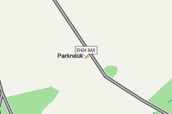 EH24 9AX map - OS OpenMap – Local (Ordnance Survey) EH24 9AX map - OS OpenMap – Local (Ordnance Survey)