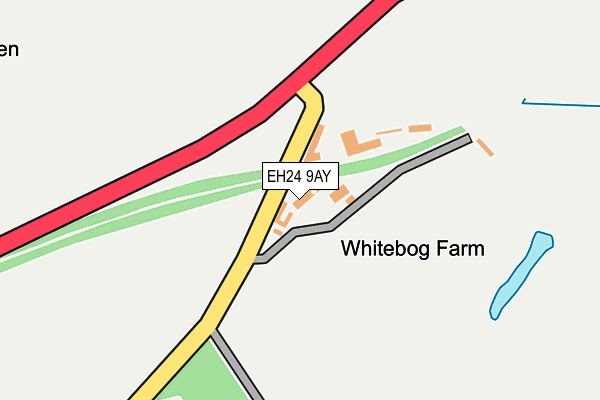 EH24 9AY map - OS OpenMap – Local (Ordnance Survey) EH24 9AY map - OS OpenMap – Local (Ordnance Survey)