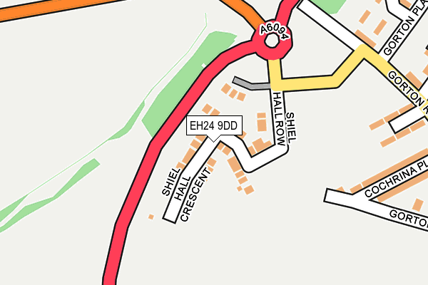 EH24 9DD map - OS OpenMap – Local (Ordnance Survey) EH24 9DD map - OS OpenMap – Local (Ordnance Survey)
