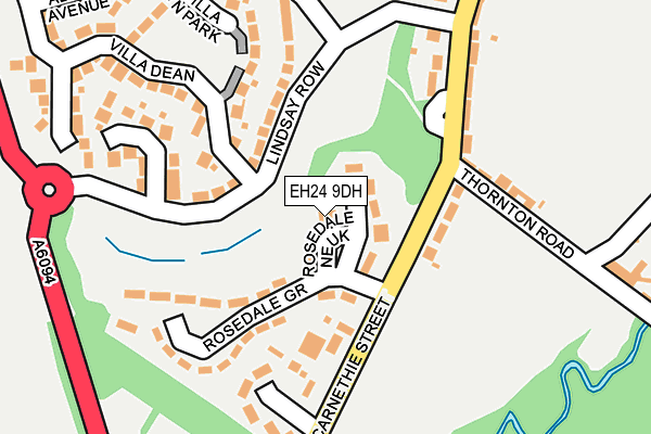 EH24 9DH map - OS OpenMap – Local (Ordnance Survey) EH24 9DH map - OS OpenMap – Local (Ordnance Survey)