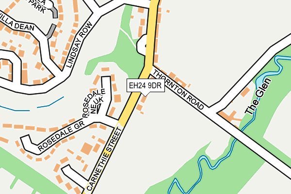 EH24 9DR map - OS OpenMap – Local (Ordnance Survey) EH24 9DR map - OS OpenMap – Local (Ordnance Survey)