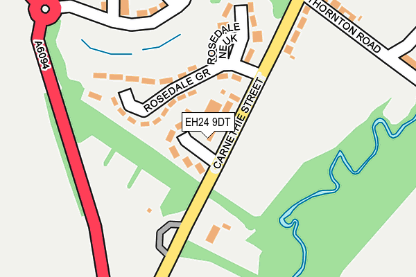 EH24 9DT map - OS OpenMap – Local (Ordnance Survey) EH24 9DT map - OS OpenMap – Local (Ordnance Survey)