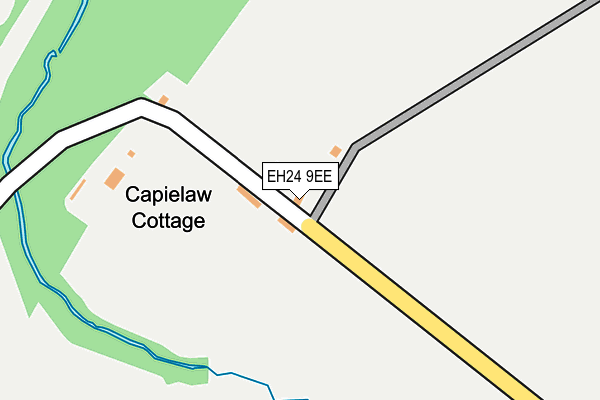 EH24 9EE map - OS OpenMap – Local (Ordnance Survey)