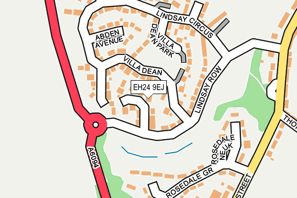 EH24 9EJ map - OS OpenMap – Local (Ordnance Survey) EH24 9EJ map - OS OpenMap – Local (Ordnance Survey)