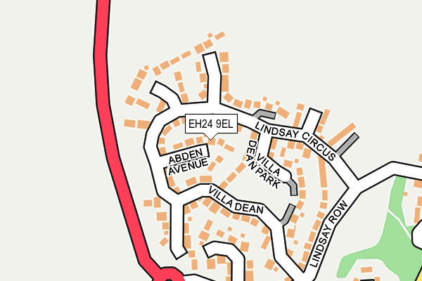 EH24 9EL map - OS OpenMap – Local (Ordnance Survey) EH24 9EL map - OS OpenMap – Local (Ordnance Survey)