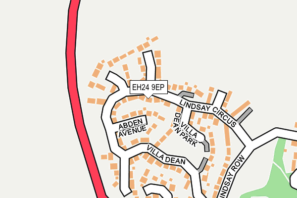 EH24 9EP map - OS OpenMap – Local (Ordnance Survey) EH24 9EP map - OS OpenMap – Local (Ordnance Survey)
