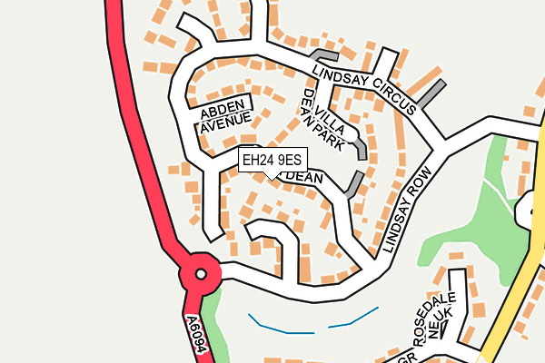 EH24 9ES map - OS OpenMap – Local (Ordnance Survey) EH24 9ES map - OS OpenMap – Local (Ordnance Survey)