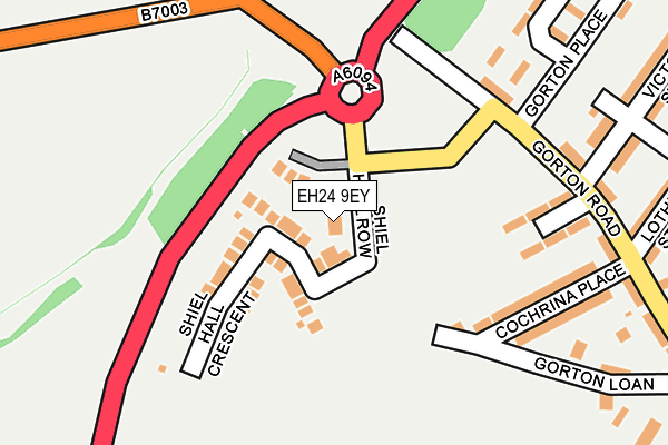 EH24 9EY map - OS OpenMap – Local (Ordnance Survey) EH24 9EY map - OS OpenMap – Local (Ordnance Survey)