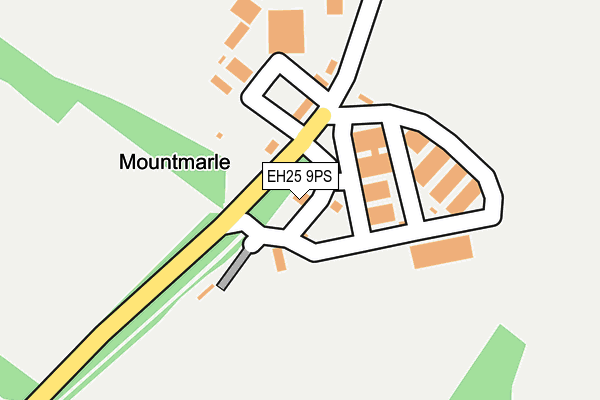 EH25 9PS map - OS OpenMap – Local (Ordnance Survey) EH25 9PS map - OS OpenMap – Local (Ordnance Survey)