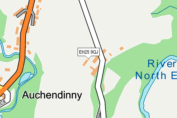 EH25 9QJ map - OS OpenMap – Local (Ordnance Survey) EH25 9QJ map - OS OpenMap – Local (Ordnance Survey)