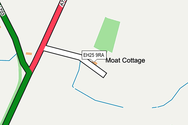 EH25 9RA map - OS OpenMap – Local (Ordnance Survey) EH25 9RA map - OS OpenMap – Local (Ordnance Survey)