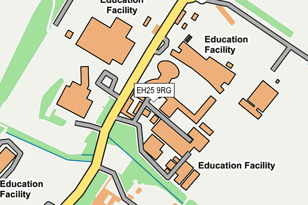 EH25 9RG map - OS OpenMap – Local (Ordnance Survey) EH25 9RG map - OS OpenMap – Local (Ordnance Survey)