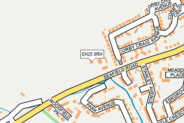 EH25 9RH map - OS OpenMap – Local (Ordnance Survey) EH25 9RH map - OS OpenMap – Local (Ordnance Survey)