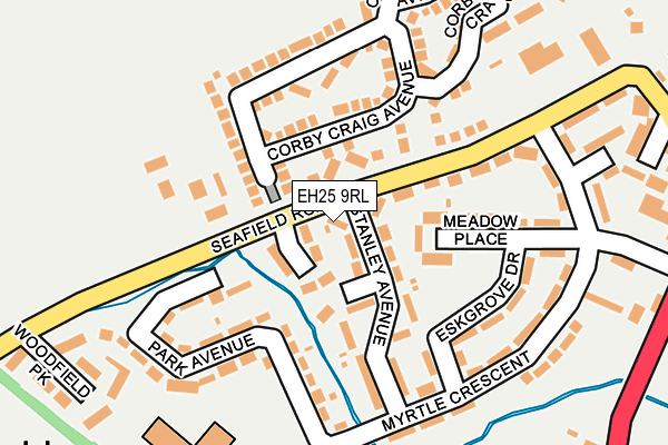 EH25 9RL map - OS OpenMap – Local (Ordnance Survey) EH25 9RL map - OS OpenMap – Local (Ordnance Survey)