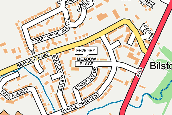 EH25 9RY map - OS OpenMap – Local (Ordnance Survey) EH25 9RY map - OS OpenMap – Local (Ordnance Survey)