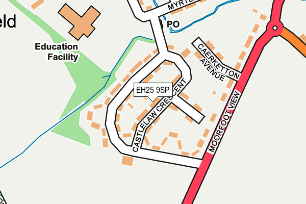 EH25 9SP map - OS OpenMap – Local (Ordnance Survey) EH25 9SP map - OS OpenMap – Local (Ordnance Survey)