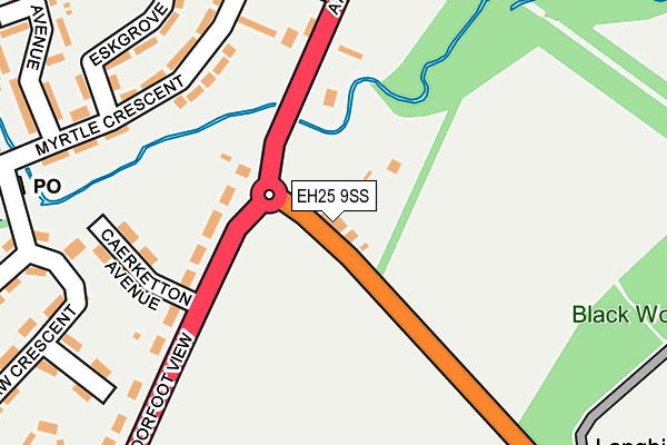 EH25 9SS map - OS OpenMap – Local (Ordnance Survey) EH25 9SS map - OS OpenMap – Local (Ordnance Survey)
