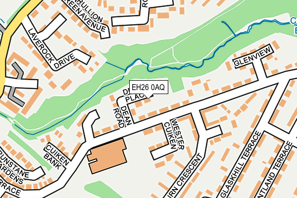 EH26 0AQ map - OS OpenMap – Local (Ordnance Survey) EH26 0AQ map - OS OpenMap – Local (Ordnance Survey)