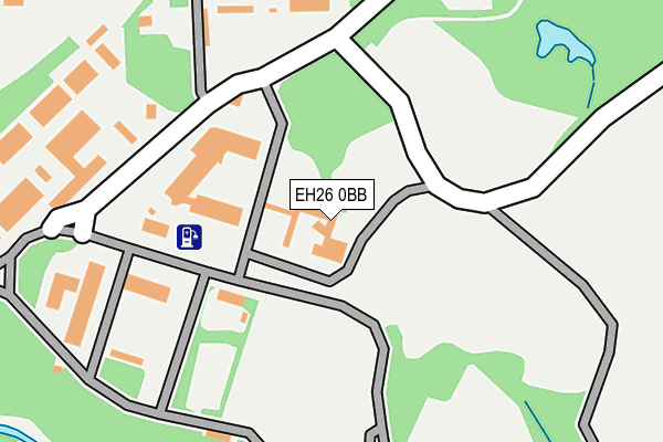 EH26 0BB map - OS OpenMap – Local (Ordnance Survey) EH26 0BB map - OS OpenMap – Local (Ordnance Survey)