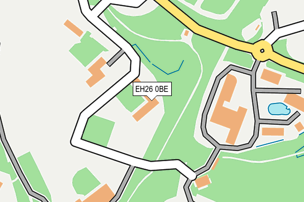 EH26 0BE map - OS OpenMap – Local (Ordnance Survey) EH26 0BE map - OS OpenMap – Local (Ordnance Survey)