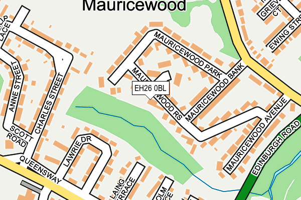 EH26 0BL map - OS OpenMap – Local (Ordnance Survey) EH26 0BL map - OS OpenMap – Local (Ordnance Survey)