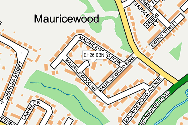 EH26 0BN map - OS OpenMap – Local (Ordnance Survey) EH26 0BN map - OS OpenMap – Local (Ordnance Survey)