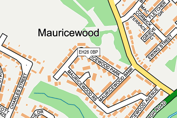 EH26 0BP map - OS OpenMap – Local (Ordnance Survey) EH26 0BP map - OS OpenMap – Local (Ordnance Survey)