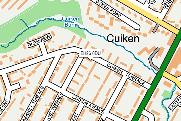 EH26 0DU map - OS OpenMap – Local (Ordnance Survey) EH26 0DU map - OS OpenMap – Local (Ordnance Survey)