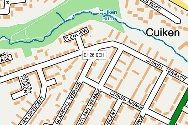 EH26 0EH map - OS OpenMap – Local (Ordnance Survey) EH26 0EH map - OS OpenMap – Local (Ordnance Survey)