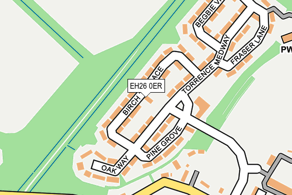 EH26 0ER map - OS OpenMap – Local (Ordnance Survey) EH26 0ER map - OS OpenMap – Local (Ordnance Survey)