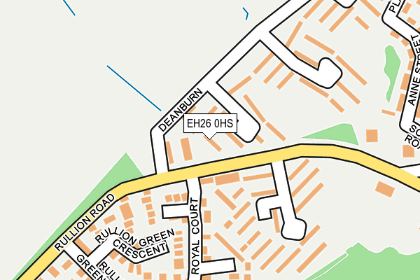 EH26 0HS map - OS OpenMap – Local (Ordnance Survey) EH26 0HS map - OS OpenMap – Local (Ordnance Survey)