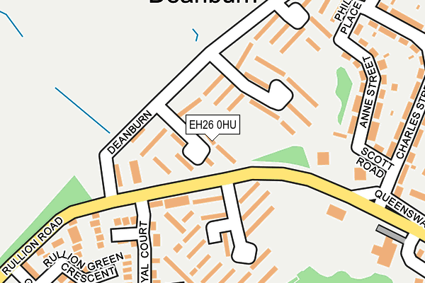 EH26 0HU map - OS OpenMap – Local (Ordnance Survey) EH26 0HU map - OS OpenMap – Local (Ordnance Survey)