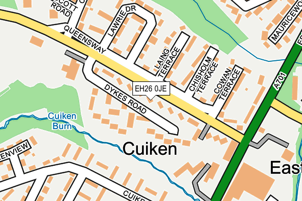 EH26 0JE map - OS OpenMap – Local (Ordnance Survey) EH26 0JE map - OS OpenMap – Local (Ordnance Survey)