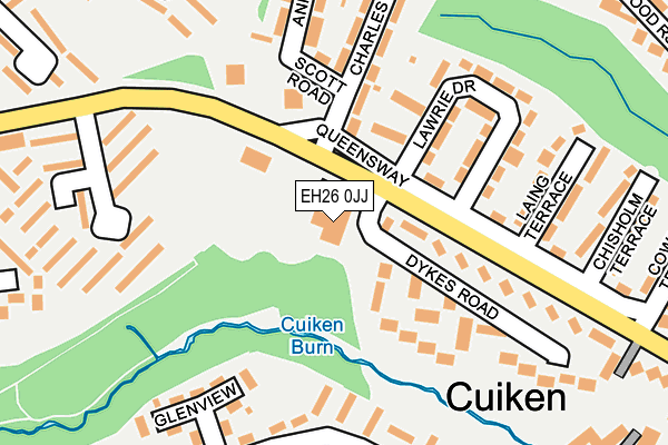 EH26 0JJ map - OS OpenMap – Local (Ordnance Survey) EH26 0JJ map - OS OpenMap – Local (Ordnance Survey)