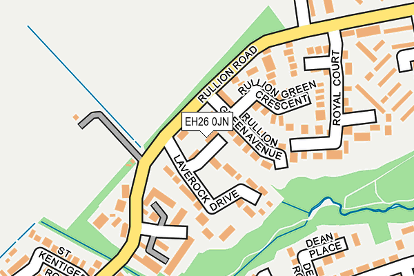 EH26 0JN map - OS OpenMap – Local (Ordnance Survey) EH26 0JN map - OS OpenMap – Local (Ordnance Survey)