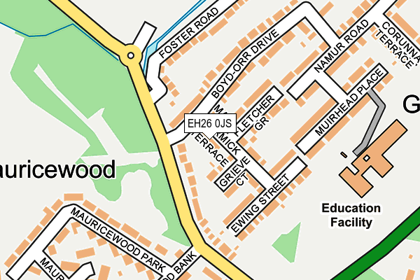 EH26 0JS map - OS OpenMap – Local (Ordnance Survey) EH26 0JS map - OS OpenMap – Local (Ordnance Survey)