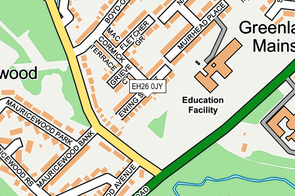 EH26 0JY map - OS OpenMap – Local (Ordnance Survey) EH26 0JY map - OS OpenMap – Local (Ordnance Survey)