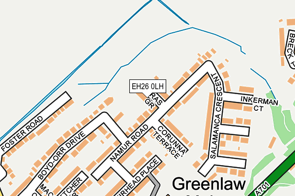 EH26 0LH map - OS OpenMap – Local (Ordnance Survey) EH26 0LH map - OS OpenMap – Local (Ordnance Survey)