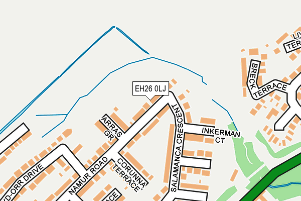 EH26 0LJ map - OS OpenMap – Local (Ordnance Survey) EH26 0LJ map - OS OpenMap – Local (Ordnance Survey)