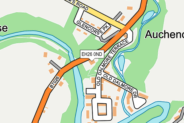 EH26 0ND map - OS OpenMap – Local (Ordnance Survey) EH26 0ND map - OS OpenMap – Local (Ordnance Survey)